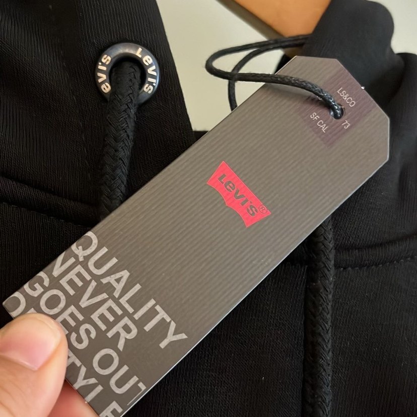 Levi's Siyah Kapüşonlu Sweatshirt - Görsel 2