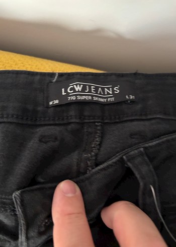 LCW Jeans Siyah Süper Skinny erkek 36-31 sıfır - Görsel 4