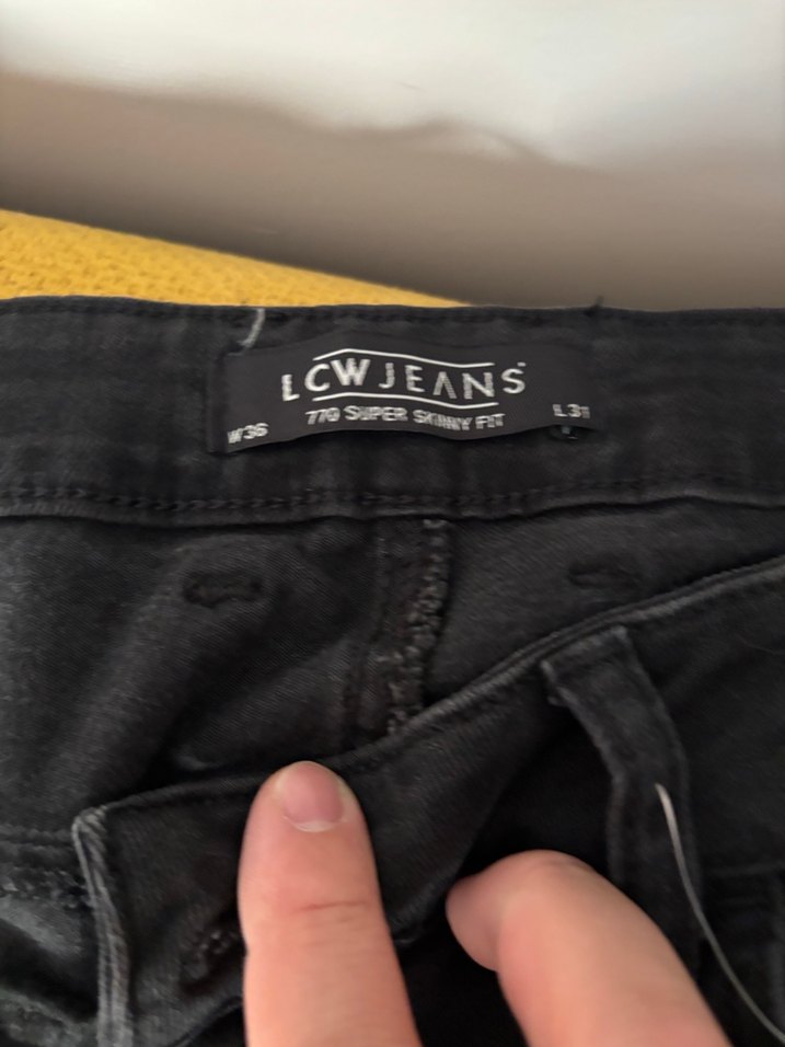 LCW Jeans Siyah Süper Skinny erkek 36-31 sıfır - Görsel 4