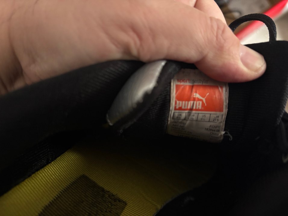 Erkek Siyah Spor Ayakkabı Puma - Görsel 4