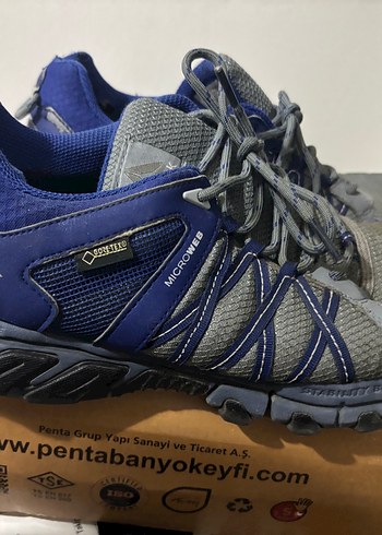 Erkek Mavi Gri Spor Ayakkabı goretex reebok - Görsel 2