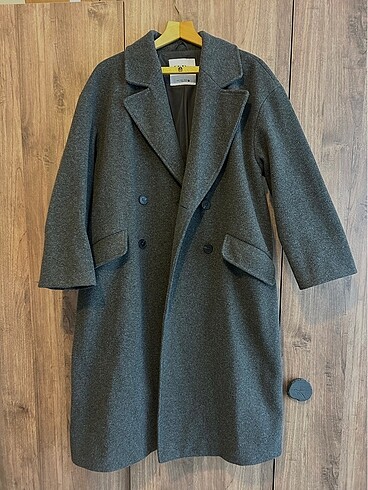 ZARA GRİ UZUN KABAN