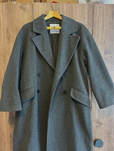 Zara ZARA GRİ UZUN KABAN