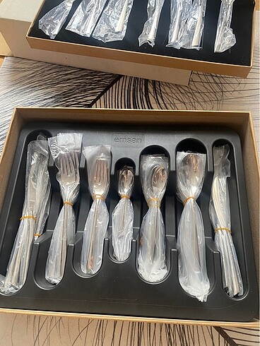 Emsan 12 kişilik 84 parça çatal kaşık bıçak seti - Görsel 6