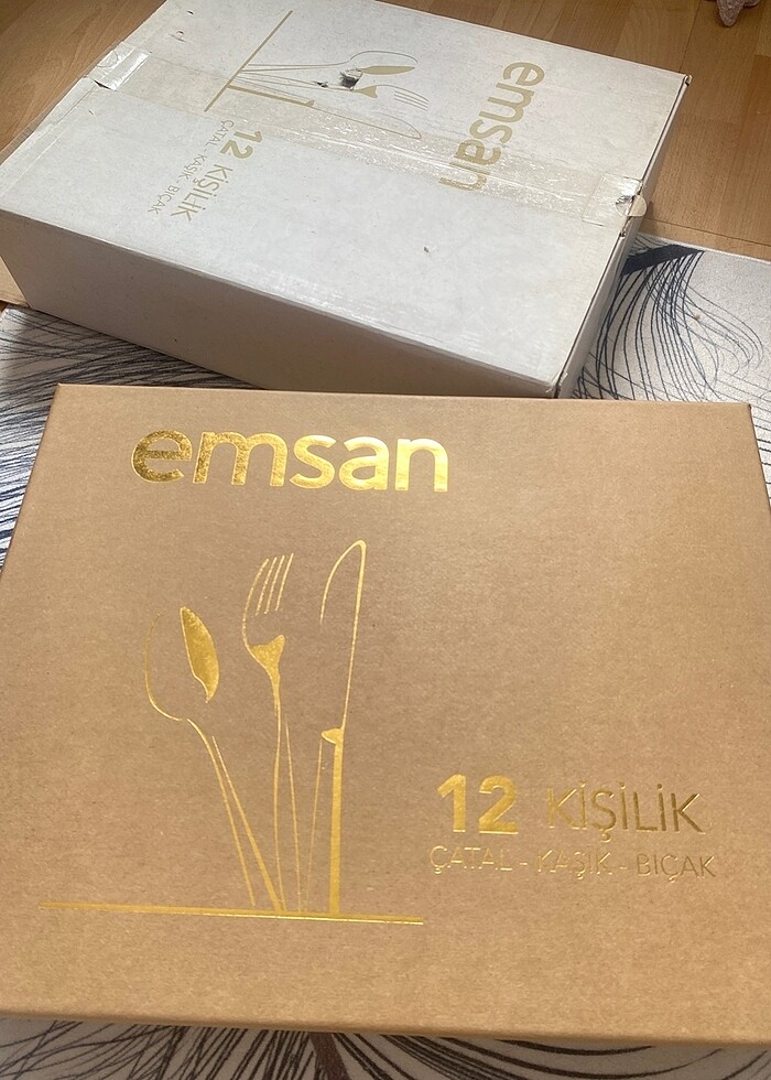Emsan 12 kişilik 84 parça çatal kaşık bıçak seti - Görsel 3