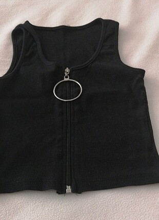 Spor atlet crop askılı ust