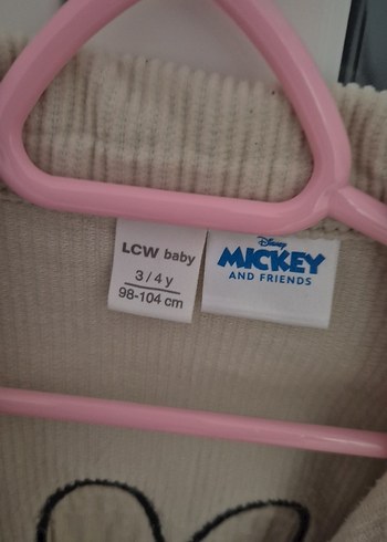 Bej Kız Çocuk Kot Ceket Düğmeli - Görsel 2