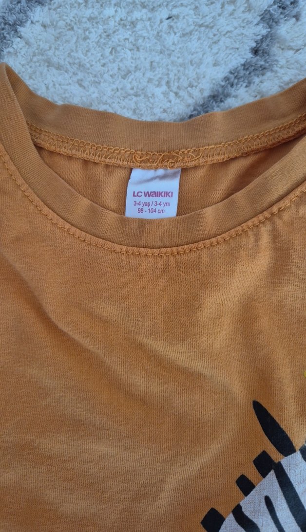 Kız Bebek Zebra Desenli Kısa Kollu Takım - Görsel 4