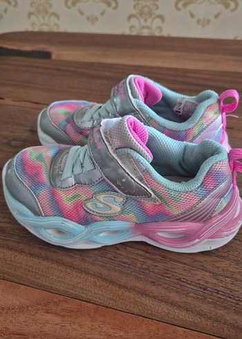 Kız Çocuk Renkli Bağcıklı Spor Ayakkabı - Görsel 3