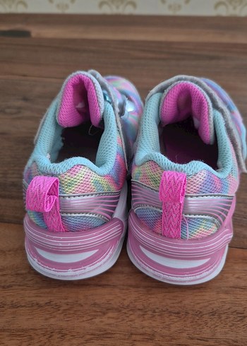 Kız Çocuk Renkli Bağcıklı Spor Ayakkabı - Görsel 4