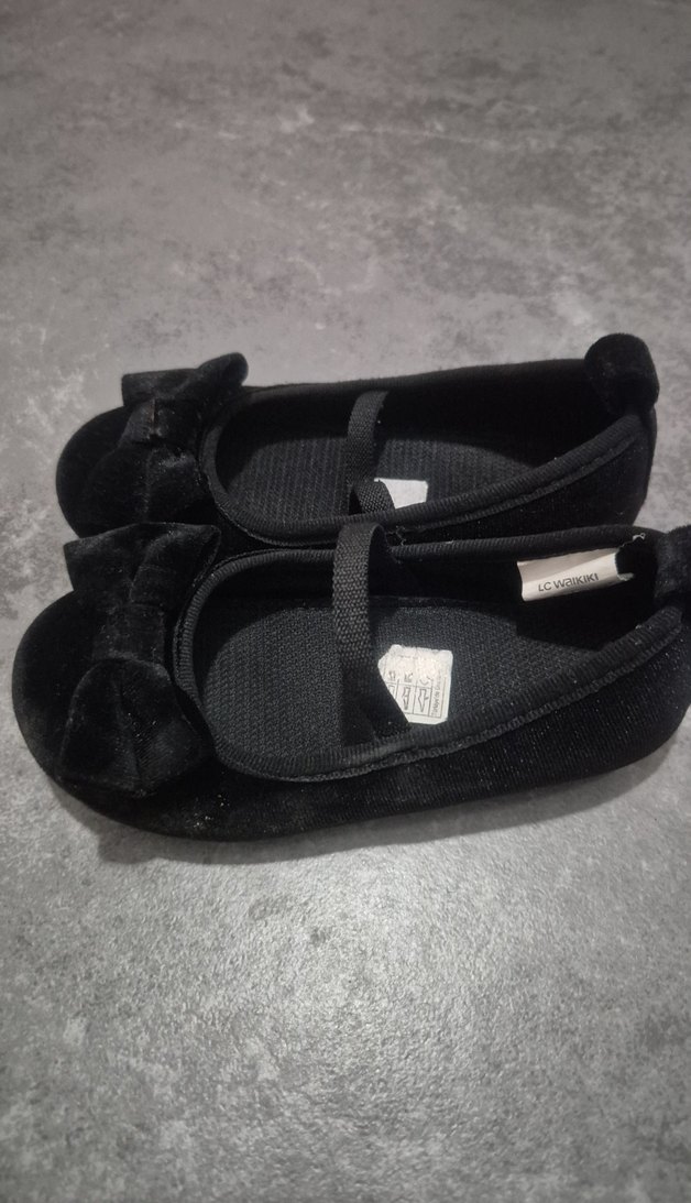 kurdeleli Siyah kız  Çocuk babet - Görsel 2