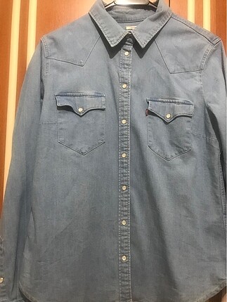 Kadın Levis kot gömlek