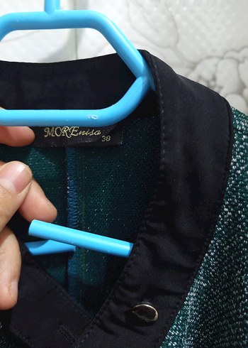 Gri Kadın Uzun Düğmeli Kaban - Görsel 4