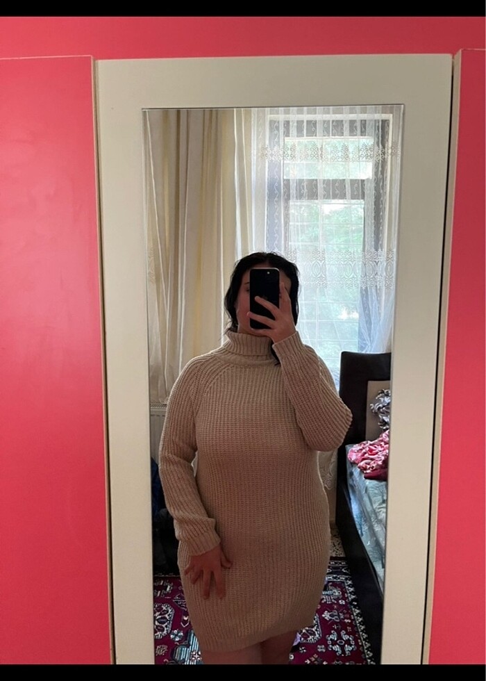 Uzun Boğazlı Elbise - Görsel 2