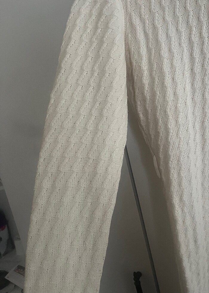 Beyaz boğazlı elbise - Görsel 3