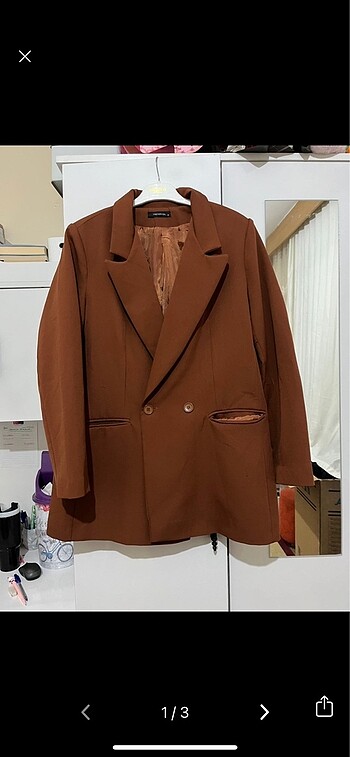 Uzun Blazer Ceket - Görsel 2