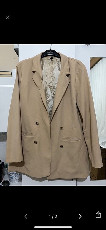 Uzun Blazer Ceket - Görsel 2