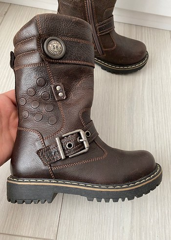 Kız Çocuk deri çizme - Görsel 2
