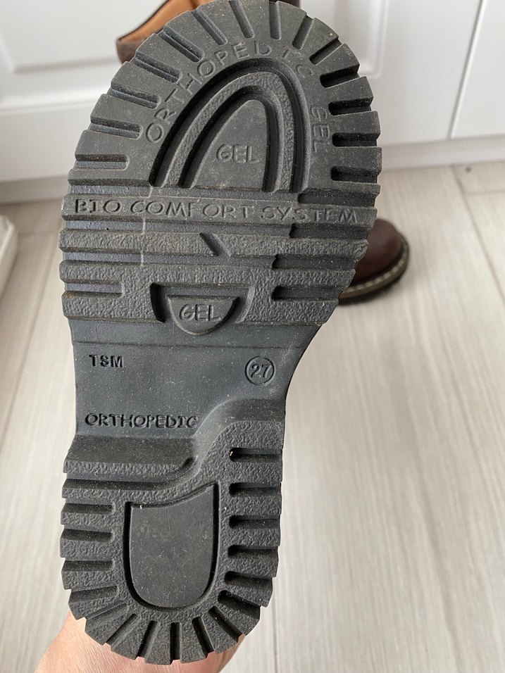 Kız Çocuk deri çizme - Görsel 3