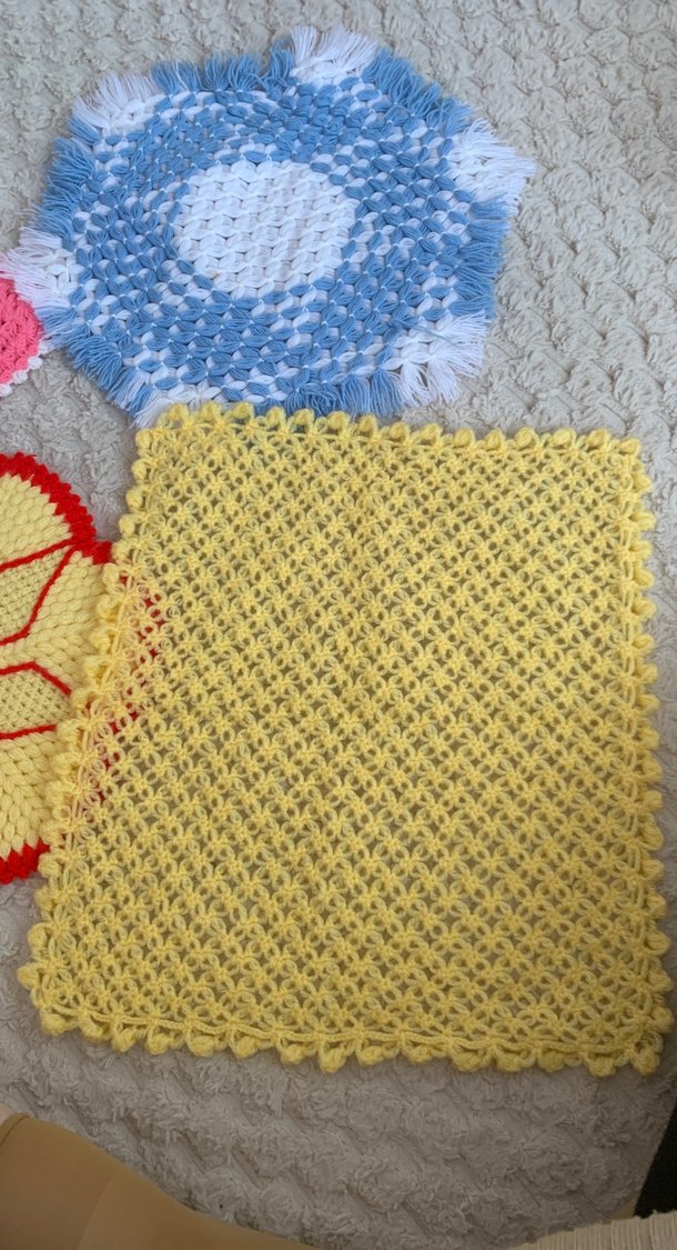 Renkli El Örgüsü Banyo Süngeri Seti - Görsel 3