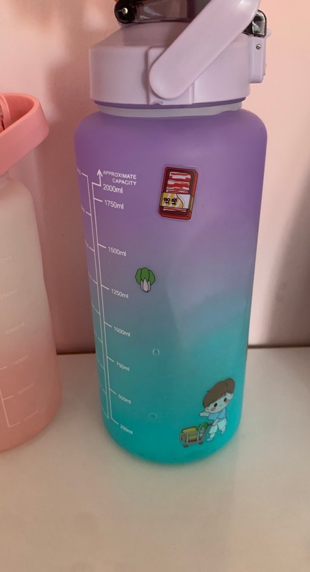 Çocuklar için pastel renkli termos şişe - Görsel 2