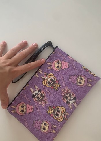 LC Waikiki Mor Baskılı Çocuk Clutch Cüzdan