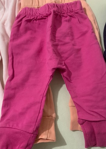 6-9 Ay Beden pembe Renk Kız Çocuk Pembe Sıcak Tayt