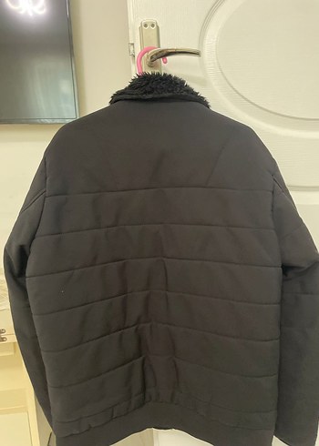 Kürklü Siyah erkek Mont - Görsel 3