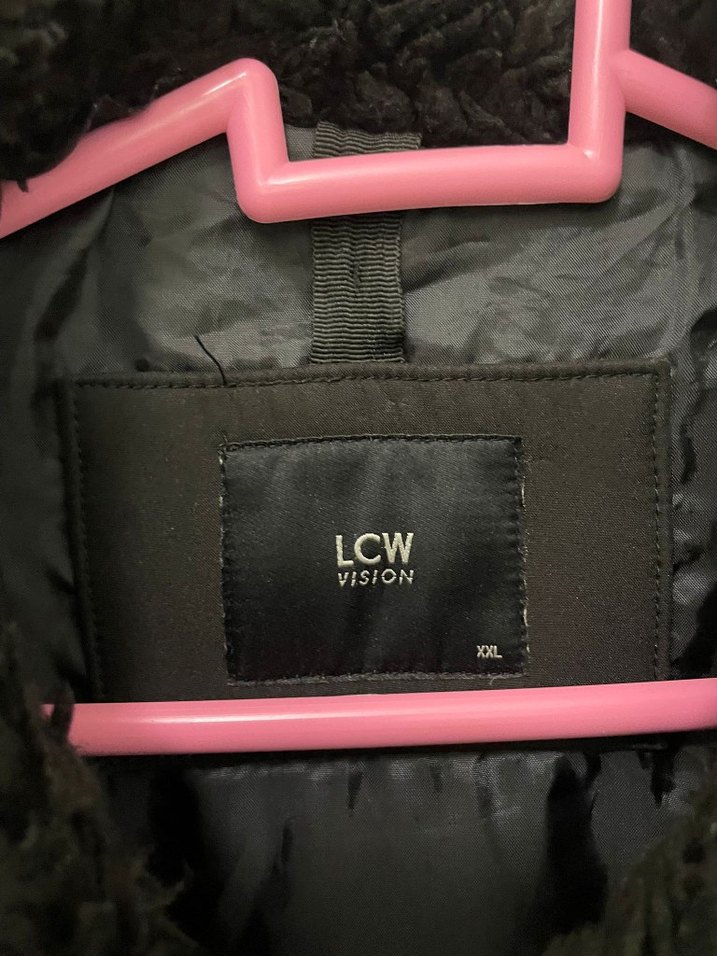 Kürklü Siyah erkek Mont - Görsel 5