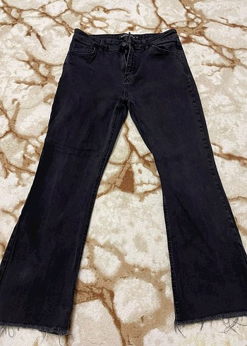 fime siyahi Kadın Kot Pantolon - Görsel 2