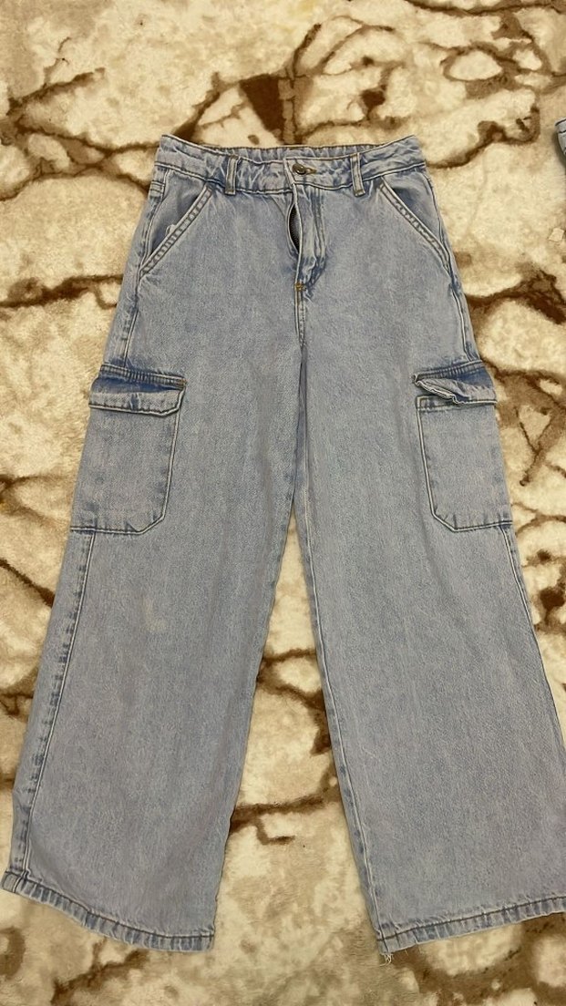 LC Waikiki Mavi kot pantolon 9 10 yaş - Görsel 2