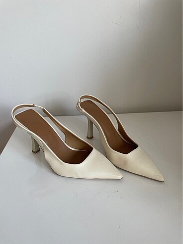 35 Beden beyaz Renk Pumps Up Stiletto