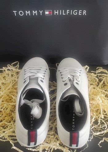 44 Beden beyaz Renk Tommy Hilfiger Beyaz Erkek Sneaker