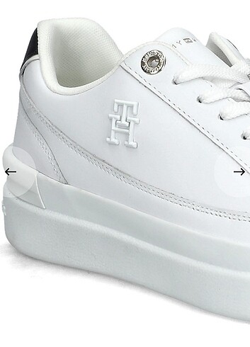 38 Beden beyaz Renk Tommy Hilfiger bayan Sneaker 38 