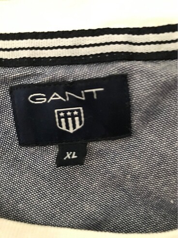 l Beden beyaz Renk Gant erkek tshirt L