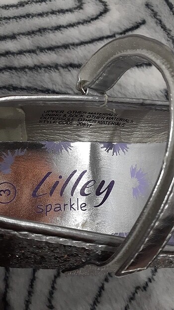 35 Beden Lilley sparkle kız cocuk babet