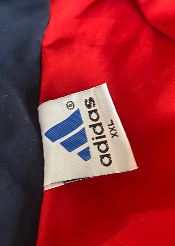 xxl Beden Kırmızı Adidas Vintage Fermuarlı Bomber Ceket