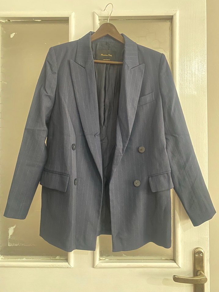 Lacivert blazer ceket — görsel 2/10