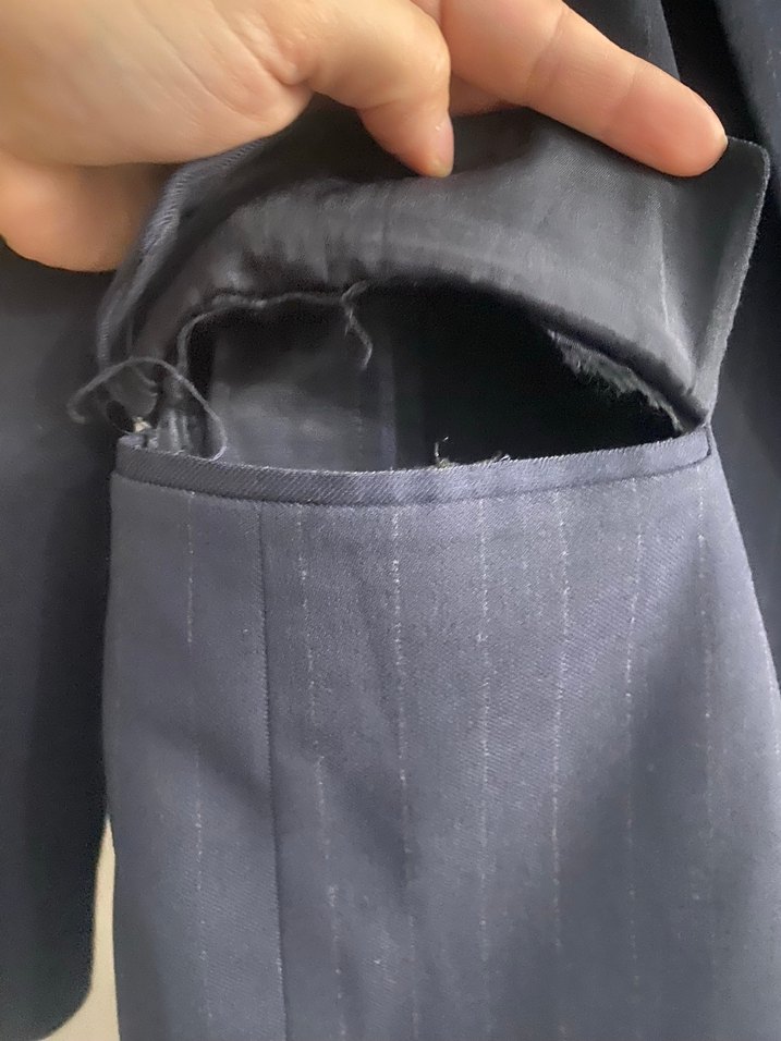 Lacivert blazer ceket — görsel 5/10