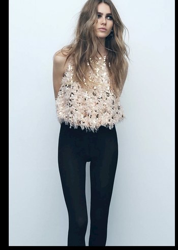 ZARA pullu top/Üst - Görsel 2