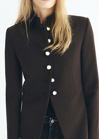 Mango hakım yaka viral blazer - Görsel 4