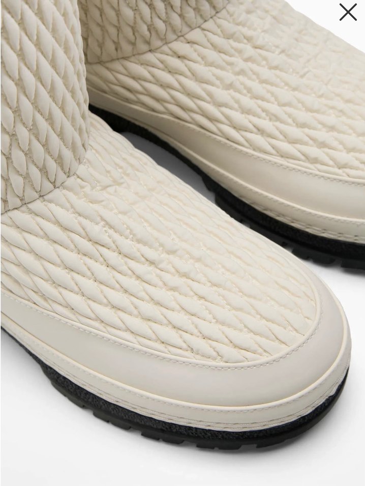 Oysho Örgü Detaylı kar Botu(water proof)ski collection - Görsel 4