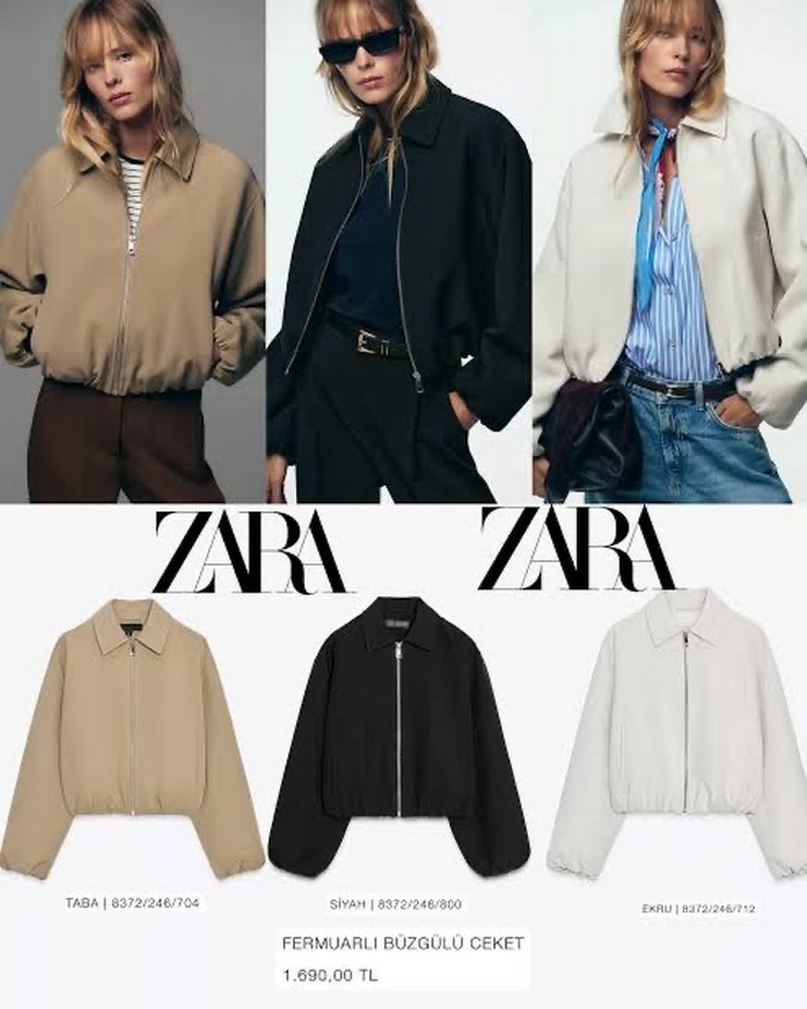 ZARA bomber Ceket - Görsel 3