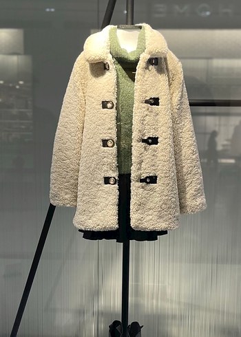 ZARA Pelüş kaban - Görsel 2