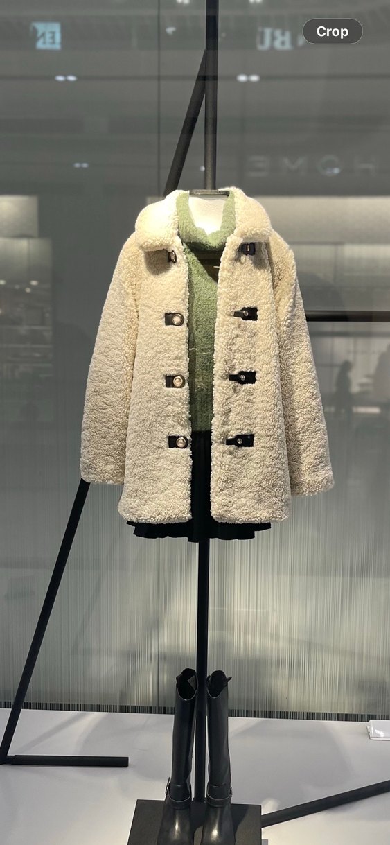 ZARA Pelüş kaban - Görsel 2