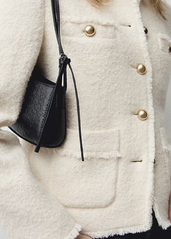 MANGO cepli tüvit ceket - Görsel 5