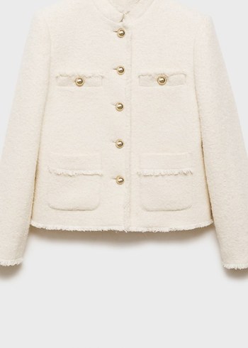 MANGO cepli tüvit ceket - Görsel 3