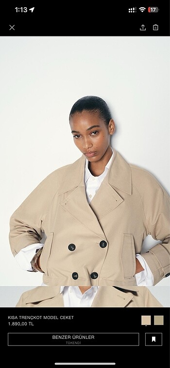 Zara trenchcoar