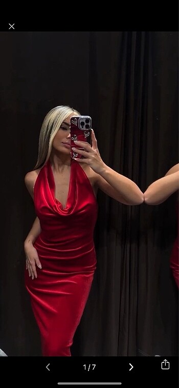Zara kadife elbise