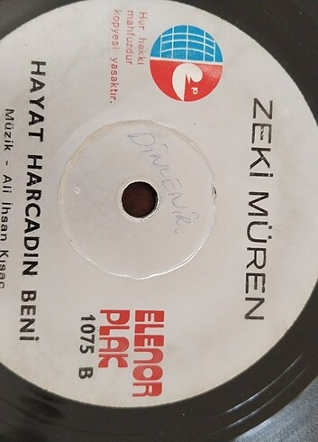 Plak lar zeki Müren iki adet